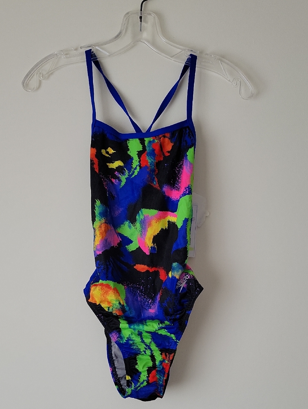 Speedo Women's Twist Back One Piece Swimsuit- Size 30/4- New